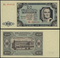 20 złotych 1.07.1948, seria HL, numeracja 291042