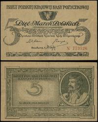 5 marek polskich 17.05.1919, seria N, numeracja 