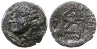 brąz III w. pne, Aw: Głowa Satyra w lewo, Rw: Łu