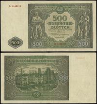 500 złotych 15.01.1946, seria G, numeracja 14484