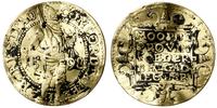 dukat - FAŁSZERSTWO z epoki 1598, metal złocony,