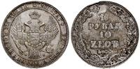 1 1/2 rubla = 10 złotych 1833 HГ, Petersburg, po