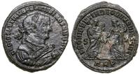 follis 305-306, Aquileia, Aw: Popiersie cesarza 