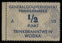 Polska podczas II Wojny Światowej, bon wartości 1/2 punktu na wódkę