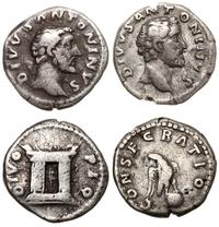 Cesarstwo Rzymskie, zestaw 2 x denar pośmiertny, po 161