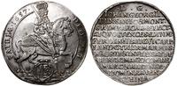talar 1657, Drezno, Aw: Władca na koniu, w prawo