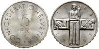 5 franków 1963 B, Berno, srebro próby 835, 14.96