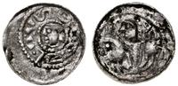 denar książęcy 1070-1076, Aw: Głowa w obwódce w 