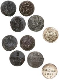 zestaw 5 monet, mennica Warszawa, w zestawie: 1 