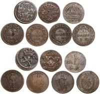 zestaw 7 monet szwedzkich, mennice Avesta i Szto