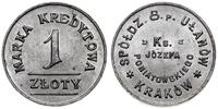 1 złoty 1922-1939, aluminium, piękny egzemplarz,