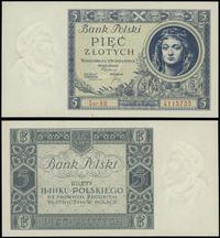 5 złotych 2.01.1930, seria BB, numeracja 4115755