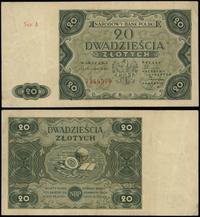 20 złotych 15.07.1947, seria A, numeracja 754657