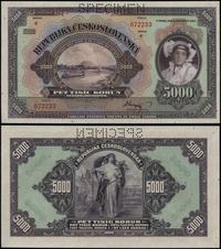 5.000 koron 6.07.1920, seria C, numeracja 072233