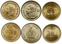lot 3 monet, 100 pesos 1978 (200. rocznica urodz