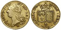Francja, podwójny louis d'or au buste nu, 1786 K