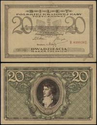 20 marek polskich 17.05.1919, seria E, numeracja
