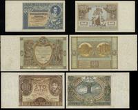 zestaw 3 banknotów, zestaw: 50 złotych 1.09.1929