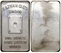 sztabka kolekcjonerska, Londyn, srebro próby '99