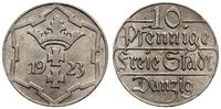 10 fenigów 1923, Berlin, piękne, AKS 20, CNG 512