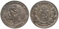 2 korony 1878, Kongsberg, srebro próby "800", dw