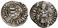 denar 1366–1379, Aw: Tarcza andegaweńska wokół k