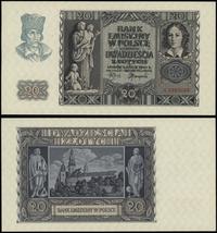 20 złotych 1.03.1940, seria A, numeracja 0283088