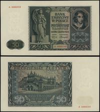 50 złotych 1.08.1941, seria A, numeracja 4666049