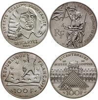 lot 2 monet, 100 franków 1991(395. rocznica urod