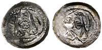 denar 1173–1185/90, Aw: Postać biskupa z krzyżem