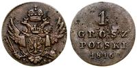 1 grosz polski 1816 IB, Warszawa, miejscowa paty