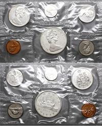 zestaw 6 monet z rocznika 1965, mennica Ottawa, 