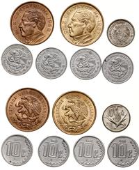 Meksyk, lot 7 x 10 centavos, 1959, 1967, 1978, 1992, 1995, 1996, 1997