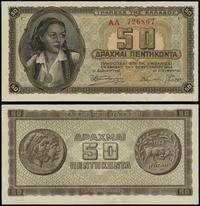 50 drachm 1.02.1943, seria AΛ, numeracja 726867,