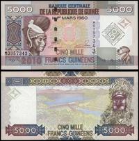Gwinea, 5.000 franków, 1.03.2010