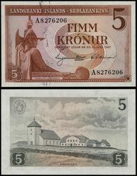 5 koron 21.06.1957, seria A, numeracja 8276206, 
