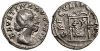 denar ok. 161-164, Rzym, Aw: Popiersie cesarzowe
