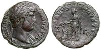 as 125-127, Rzym, Aw: Głowa cesarza w wieńcu lau