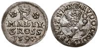 mały grosz 1594, Jáchymov, odmiana z obwódką na 