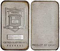 Kanada, srebrna sztabka kolekcjonerska wagi 1 uncji
