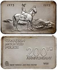 Kanada, srebrna sztabka kolekcjonerska wagi 1 uncji, 1973