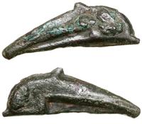 brąz w kształcie delfina VI–V w. pne, brąz 29.2 