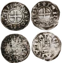 zestaw: 2 x denar turoński, Aw: Krzyż, legenda w
