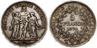5 franków 1874 A, Paryż, srebro próby "900", 24.