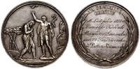 medal na pamiątkę chrztu 1858, Aw: Św. Jan stoją