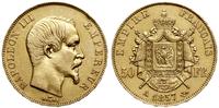 50 franków 1857 A, Paryż, złoto, 16.10 g, Gadour