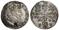 trojak 1592, Olkusz, mała głowa króla i skrócona
