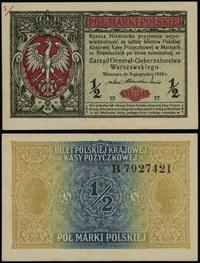 1/2 marki polskiej 9.12.1916, Generał, seria B, 