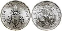 1.000 lirów 1989 (ANNO XI), Rzym, srebro, piękni