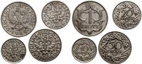 zestaw 4 monet, Warszawa, w zestawie: 10, 20, 50